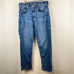 American Eagle 90s Straight Jeans Denim Size 12 Long